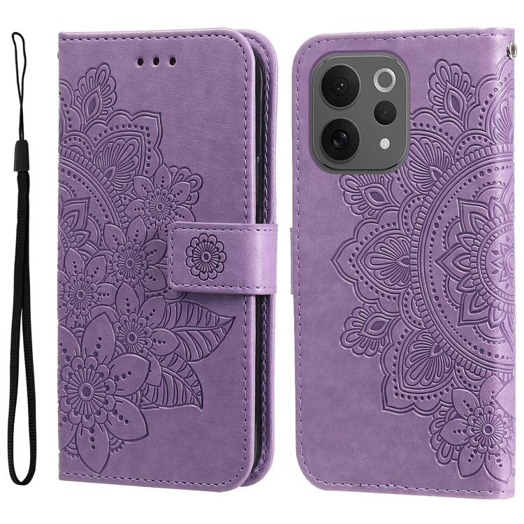 Seven-petal Flowers Embossing Leather Phone Case, For vivo Y600 Pro 5G, For vivo Y21 5G 2026 / vivo Y05 4G, For vivo V70 FE 5G, For vivo S50 5G / V70 5G, For vivo Y500 Pro 5G, For vivo X300 Pro, For vivo X300, For vivo V60 Lite 4G / 5G                 ...