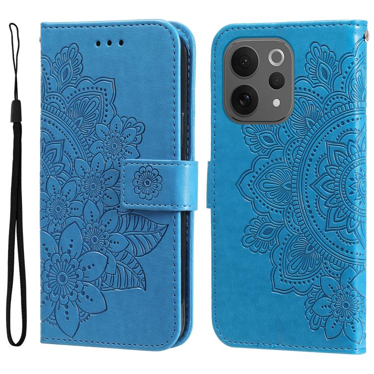 Seven-petal Flowers Embossing Leather Phone Case, For vivo Y600 Pro 5G, For vivo Y21 5G 2026 / vivo Y05 4G, For vivo V70 FE 5G, For vivo S50 5G / V70 5G, For vivo Y500 Pro 5G, For vivo X300 Pro, For vivo X300, For vivo V60 Lite 4G / 5G                 ...