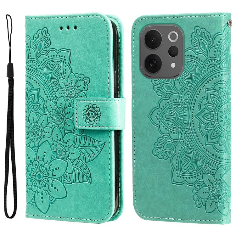 Seven-petal Flowers Embossing Leather Phone Case, For vivo Y600 Pro 5G, For vivo Y21 5G 2026 / vivo Y05 4G, For vivo V70 FE 5G, For vivo S50 5G / V70 5G, For vivo Y500 Pro 5G, For vivo X300 Pro, For vivo X300, For vivo V60 Lite 4G / 5G                 ...