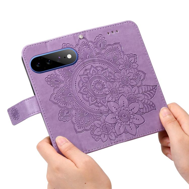 Seven-petal Flowers Embossing Leather Phone Case, For Google Pixel 11 Pro XL, For Google Pixel 11 / Pixel 11 Pro, For Google Pixel 10a, For Google Pixel 9a, For Google Pixel 9 Pro, For Google Pixel 9, For Google Pixel 8a, For Google Pixel 8 Pro        ...