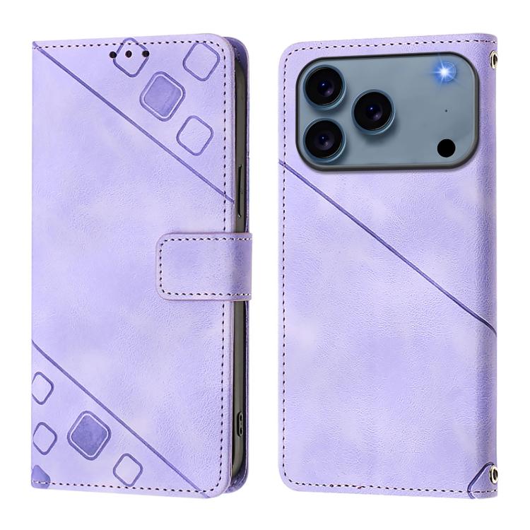 Skin-feel Embossed Leather Phone Case, For iPhone 18 Pro / 17 Pro, For iPhone 18 Pro Max / 17 Pro Max, For iPhone 17, For iPhone Air, For iPhone SE 2024, For iPhone 16 Pro Max, For iPhone 16 Pro, For iPhone 16 Plus