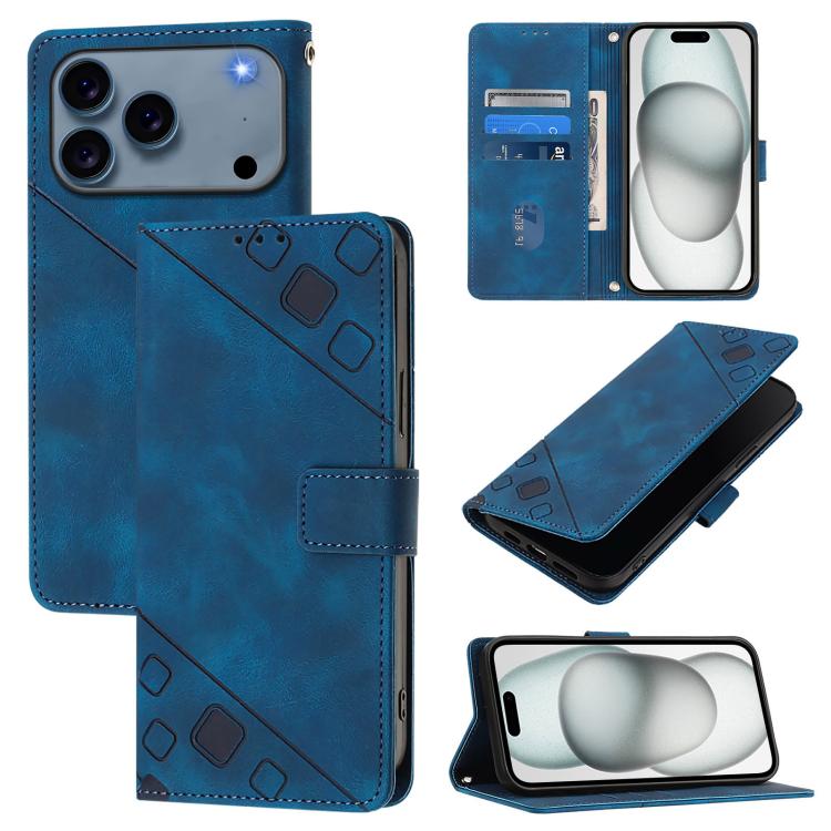 Skin-feel Embossed Leather Phone Case, For iPhone 18 Pro / 17 Pro, For iPhone 18 Pro Max / 17 Pro Max, For iPhone 17, For iPhone Air, For iPhone SE 2024, For iPhone 16 Pro Max, For iPhone 16 Pro, For iPhone 16 Plus