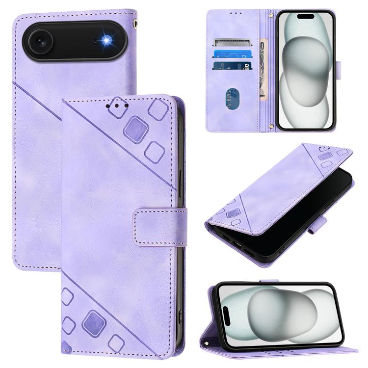 Skin-feel Embossed Leather Phone Case, For iPhone 18 Pro / 17 Pro, For iPhone 18 Pro Max / 17 Pro Max, For iPhone 17, For iPhone Air, For iPhone SE 2024, For iPhone 16 Pro Max, For iPhone 16 Pro, For iPhone 16 Plus