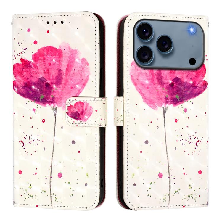 3D Painting Horizontal Flip Leather Phone Case, For iPhone 18 Pro / 17 Pro, For iPhone 18 Pro Max / 17 Pro Max, For iPhone 17e / 16e, For iPhone 17, For iPhone Air, For iPhone 16 Pro Max