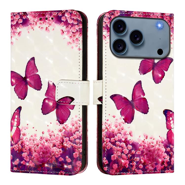 3D Painting Horizontal Flip Leather Phone Case, For iPhone 18 Pro / 17 Pro, For iPhone 18 Pro Max / 17 Pro Max, For iPhone 17e / 16e, For iPhone 17, For iPhone Air, For iPhone 16 Pro Max