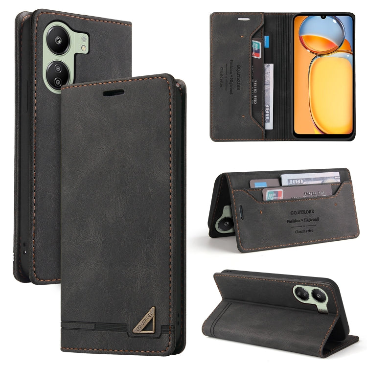 Skin Feel Anti-theft Brush Horizontal Flip Leather Case with Holder, For Xiaomi Redmi Note 13 5G, For Xiaomi Redmi 13C, For Xiaomi Redmi Note 13 Pro+, For Xiaomi Redmi Note 13 Pro 5G, For Xiaomi 13T, For Xiaomi Redmi 12                                 ...
