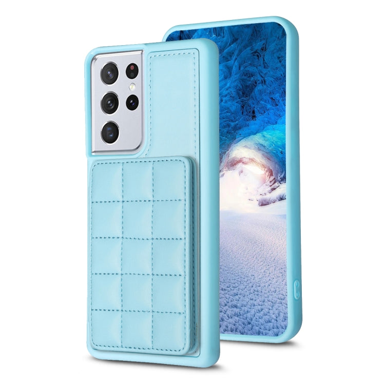 Grid Card Slot Holder Phone Case, For Samsung Galaxy S21 5G, For Samsung Galaxy S21+ 5G, For Samsung Galaxy S21 Ultra 5G, For Samsung Galaxy A12