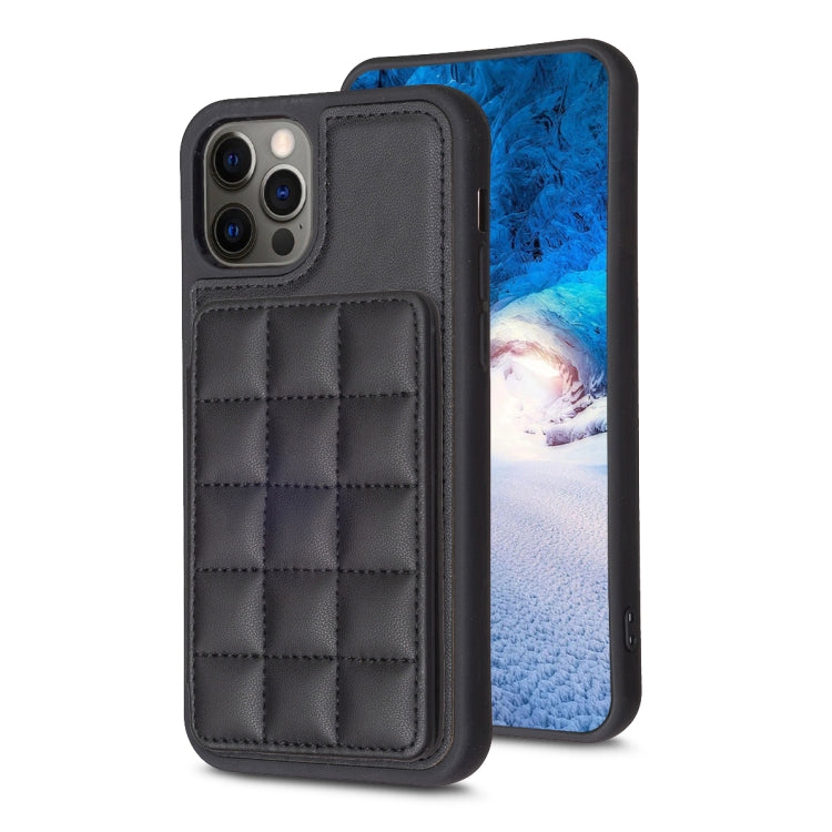 Grid Card Slot Holder Phone Case, For iPhone 14 Pro Max, For iPhone 15, For iPhone SE 2022 / SE 2020 / 8 / 7, For iPhone 13 Pro Max, For iPhone 13 Pro, For iPhone 12 / 12 Pro