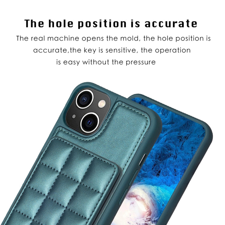 Grid Card Slot Holder Phone Case, For iPhone 14 Plus, For iPhone 15 Pro Max, For iPhone 15 Pro, For iPhone 14 / 13, For iPhone 14 Pro, For iPhone 15 Plus