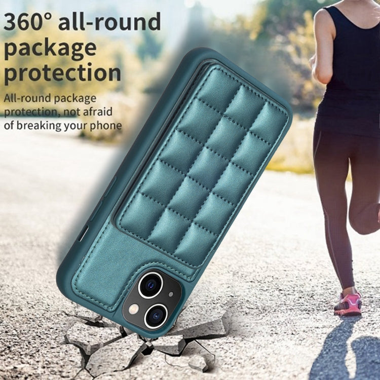 Grid Card Slot Holder Phone Case, For iPhone 14 Plus, For iPhone 15 Pro Max, For iPhone 15 Pro, For iPhone 14 / 13, For iPhone 14 Pro, For iPhone 15 Plus