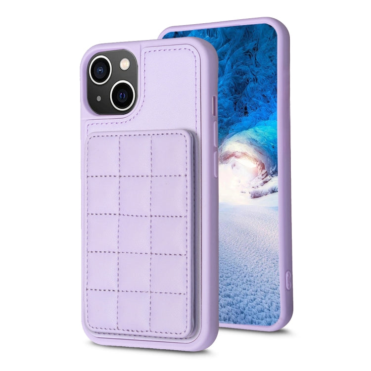Grid Card Slot Holder Phone Case, For iPhone 14 Plus, For iPhone 15 Pro Max, For iPhone 15 Pro, For iPhone 14 / 13, For iPhone 14 Pro, For iPhone 15 Plus