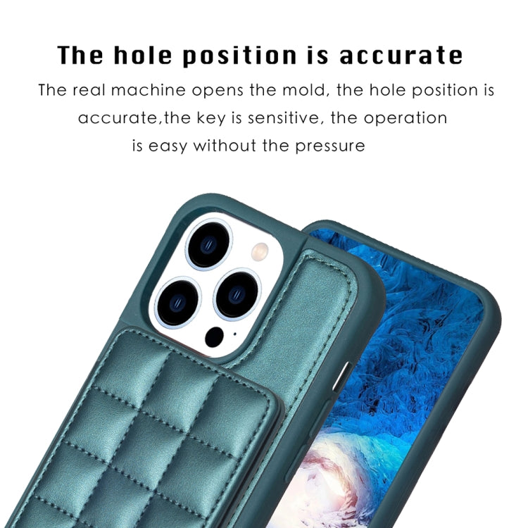 Grid Card Slot Holder Phone Case, For iPhone 14 Pro Max, For iPhone 15, For iPhone SE 2022 / SE 2020 / 8 / 7, For iPhone 13 Pro Max, For iPhone 13 Pro, For iPhone 12 / 12 Pro
