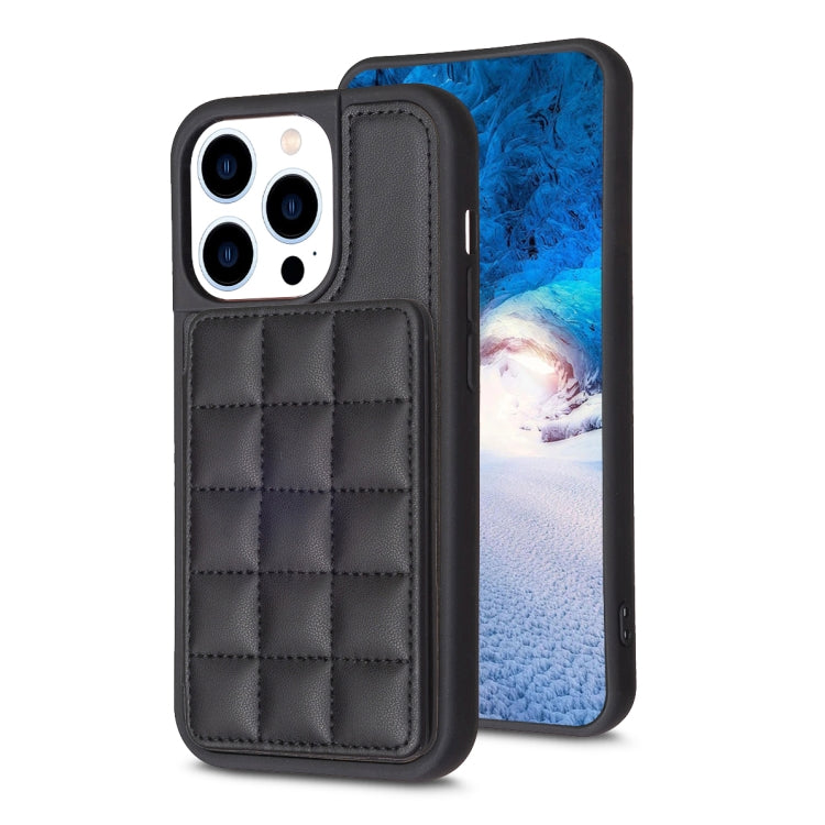 Grid Card Slot Holder Phone Case, For iPhone 14 Plus, For iPhone 15 Pro Max, For iPhone 15 Pro, For iPhone 14 / 13, For iPhone 14 Pro, For iPhone 15 Plus