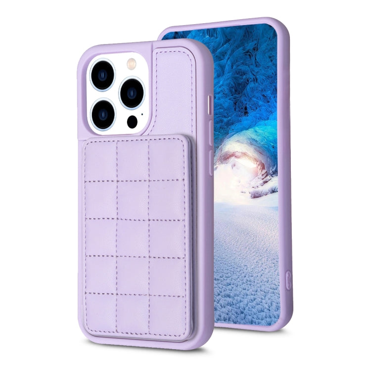 Grid Card Slot Holder Phone Case, For iPhone 14 Plus, For iPhone 15 Pro Max, For iPhone 15 Pro, For iPhone 14 / 13, For iPhone 14 Pro, For iPhone 15 Plus