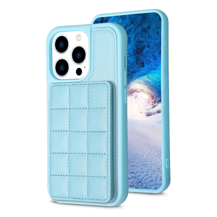 Grid Card Slot Holder Phone Case, For iPhone 14 Plus, For iPhone 15 Pro Max, For iPhone 15 Pro, For iPhone 14 / 13, For iPhone 14 Pro, For iPhone 15 Plus