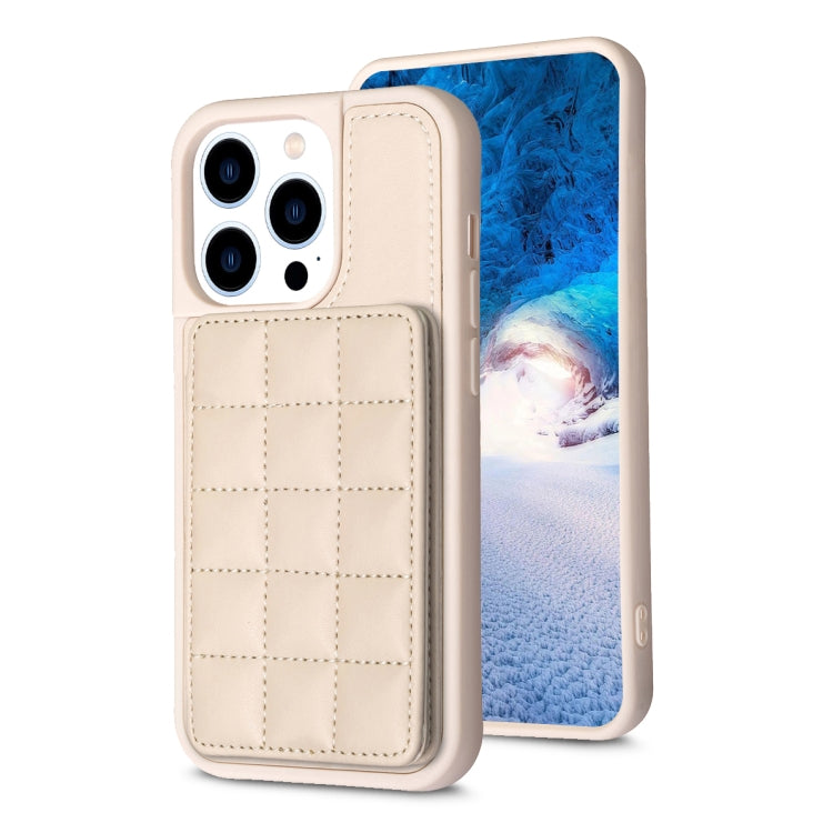 Grid Card Slot Holder Phone Case, For iPhone 14 Plus, For iPhone 15 Pro Max, For iPhone 15 Pro, For iPhone 14 / 13, For iPhone 14 Pro, For iPhone 15 Plus