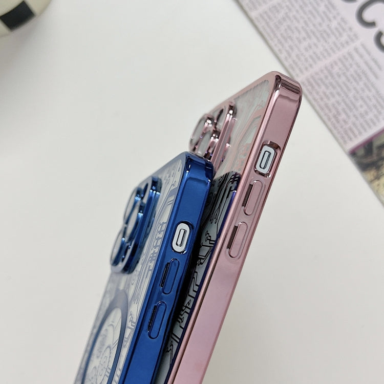 Electroplated Circuit Board Pattern MagSafe Phone Case, For iPhone 14 Plus, For iPhone 14, For iPhone 14 Pro, For iPhone 14 Pro Max, For iPhone 13 Pro Max, For iPhone 13 Pro