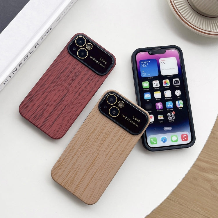 Wood Grain TPU Phone Case with Lens Film, For iPhone 12 Pro, For iPhone 11 Pro Max, For iPhone 11, For iPhone 11 Pro