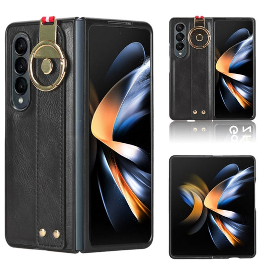Wristband Leather Back Phone Case, For Samsung Galaxy Z Fold4, For Samsung Galaxy A05s 4G, For Samsung Galaxy S24 Ultra 5G, For Samsung Galaxy M34 5G, For Samsung Galaxy S24+ 5G, For Samsung Galaxy Z Flip4, For Samsung Galaxy S23 FE 5G                 ...