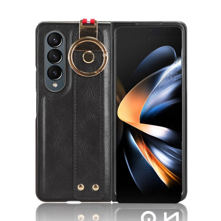 Wristband Leather Back Phone Case, For Samsung Galaxy Z Fold4, For Samsung Galaxy A05s 4G, For Samsung Galaxy S24 Ultra 5G, For Samsung Galaxy M34 5G, For Samsung Galaxy S24+ 5G, For Samsung Galaxy Z Flip4, For Samsung Galaxy S23 FE 5G                 ...
