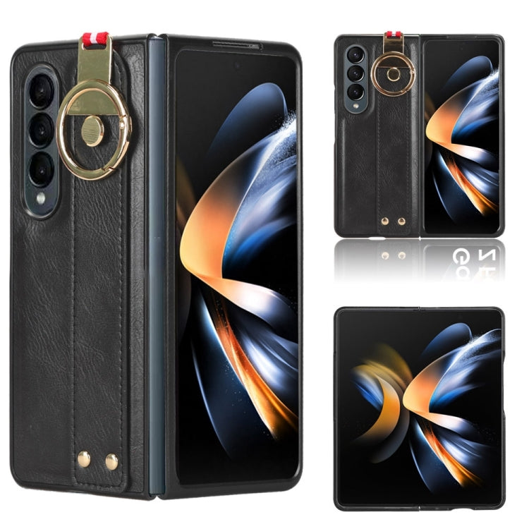 Wristband Leather Back Phone Case, For Samsung Galaxy A05s 4G, For Samsung Galaxy S24 Ultra 5G, For Samsung Galaxy M34 5G, For Samsung Galaxy Z Fold4, For Samsung Galaxy S24+ 5G, For Samsung Galaxy Z Flip4, For Samsung Galaxy S23 FE 5G                 ...