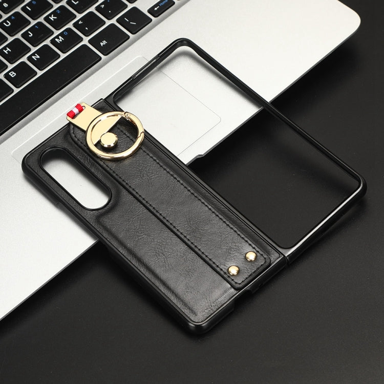 Wristband Leather Back Phone Case, For Samsung Galaxy Z Fold4, For Samsung Galaxy A05s 4G, For Samsung Galaxy S24 Ultra 5G, For Samsung Galaxy M34 5G, For Samsung Galaxy S24+ 5G, For Samsung Galaxy Z Flip4, For Samsung Galaxy S23 FE 5G                 ...