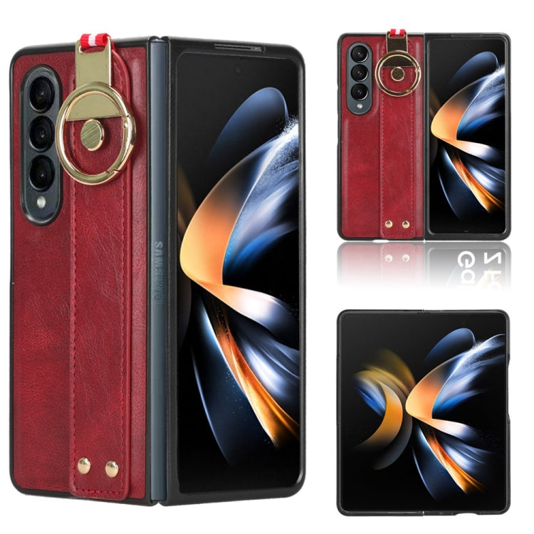 Wristband Leather Back Phone Case, For Samsung Galaxy A05s 4G, For Samsung Galaxy S24 Ultra 5G, For Samsung Galaxy M34 5G, For Samsung Galaxy Z Fold4, For Samsung Galaxy S24+ 5G, For Samsung Galaxy Z Flip4, For Samsung Galaxy S23 FE 5G                 ...