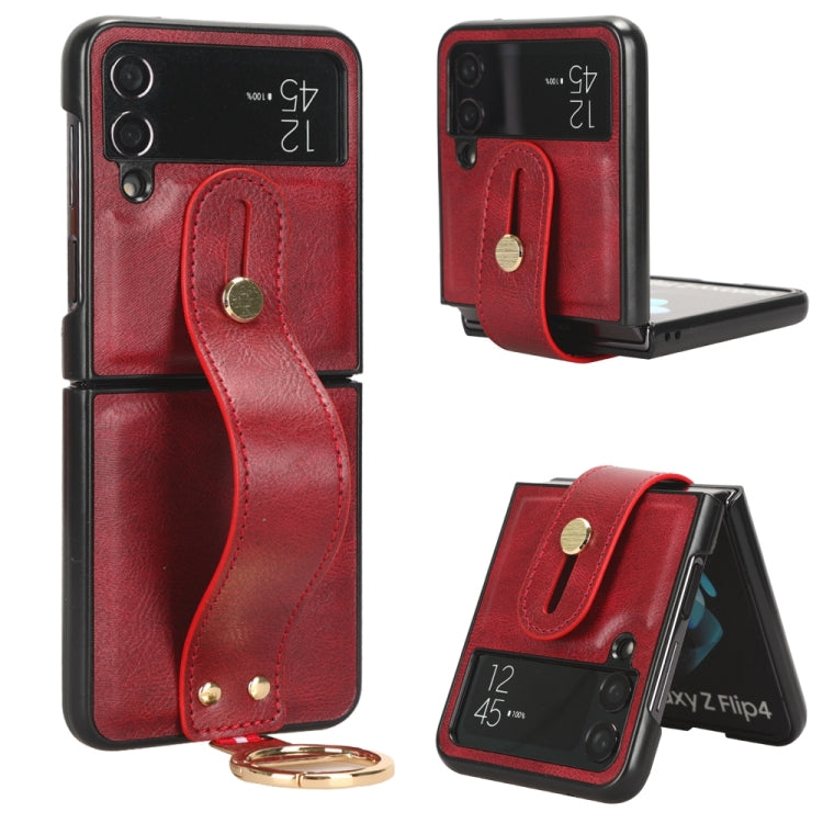 Wristband Leather Back Phone Case, For Samsung Galaxy Z Fold4, For Samsung Galaxy A05s 4G, For Samsung Galaxy S24 Ultra 5G, For Samsung Galaxy M34 5G, For Samsung Galaxy S24+ 5G, For Samsung Galaxy Z Flip4, For Samsung Galaxy S23 FE 5G                 ...