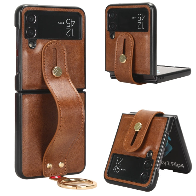 Wristband Leather Back Phone Case, For Samsung Galaxy Z Fold4, For Samsung Galaxy A05s 4G, For Samsung Galaxy S24 Ultra 5G, For Samsung Galaxy M34 5G, For Samsung Galaxy S24+ 5G, For Samsung Galaxy Z Flip4, For Samsung Galaxy S23 FE 5G                 ...