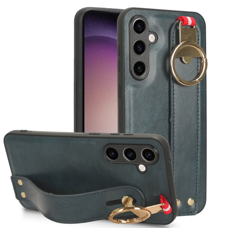 Wristband Leather Back Phone Case, For Samsung Galaxy Z Fold4, For Samsung Galaxy A05s 4G, For Samsung Galaxy S24 Ultra 5G, For Samsung Galaxy M34 5G, For Samsung Galaxy S24+ 5G, For Samsung Galaxy Z Flip4, For Samsung Galaxy S23 FE 5G                 ...