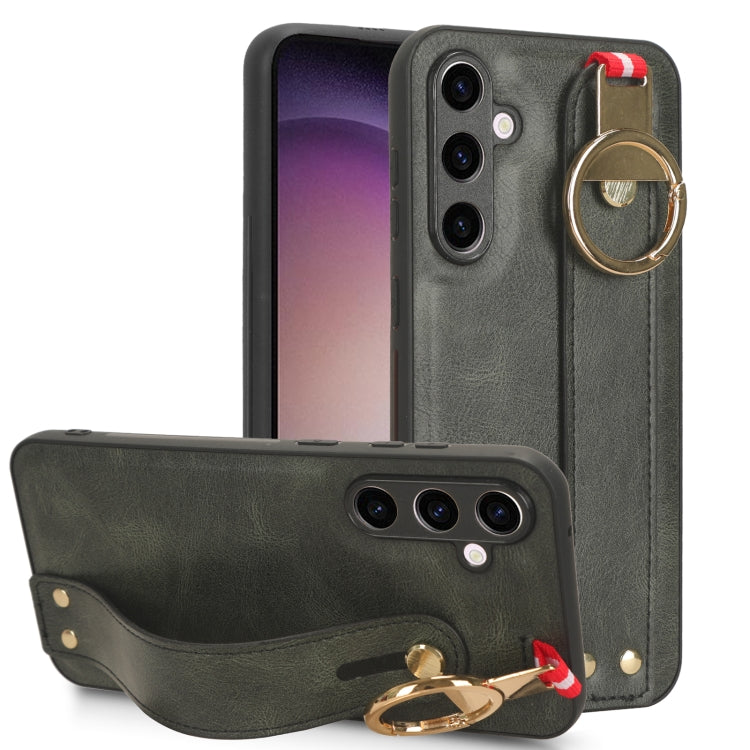Wristband Leather Back Phone Case, For Samsung Galaxy Z Fold4, For Samsung Galaxy A05s 4G, For Samsung Galaxy S24 Ultra 5G, For Samsung Galaxy M34 5G, For Samsung Galaxy S24+ 5G, For Samsung Galaxy Z Flip4, For Samsung Galaxy S23 FE 5G                 ...