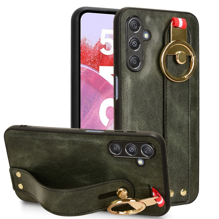 Wristband Leather Back Phone Case, For Samsung Galaxy A05s 4G, For Samsung Galaxy S24 Ultra 5G, For Samsung Galaxy M34 5G, For Samsung Galaxy Z Fold4, For Samsung Galaxy S24+ 5G, For Samsung Galaxy Z Flip4, For Samsung Galaxy S23 FE 5G                 ...