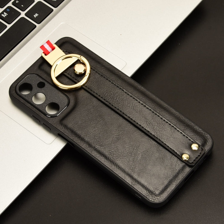 Wristband Leather Back Phone Case, For Samsung Galaxy A05s 4G, For Samsung Galaxy S24 Ultra 5G, For Samsung Galaxy M34 5G, For Samsung Galaxy Z Fold4, For Samsung Galaxy S24+ 5G, For Samsung Galaxy Z Flip4, For Samsung Galaxy S23 FE 5G                 ...