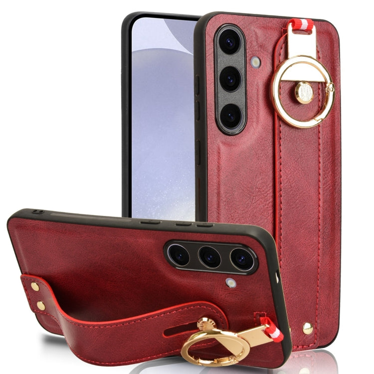 Wristband Leather Back Phone Case, For Samsung Galaxy S24 5G, For Samsung Galaxy Z Flip3 5G, For Samsung Galaxy Z Fold3 5G, For Samsung Galaxy Z Fold2 5G, For Samsung Galaxy Fold 5G /W20
