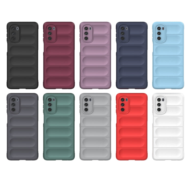 Magic Shield TPU + Flannel Phone Case, For Motorola Moto G62 5G