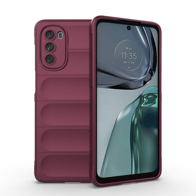 Magic Shield TPU + Flannel Phone Case, For Motorola Moto G73 5G, For Motorola Moto G62 5G