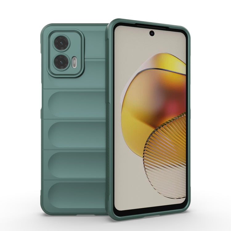 Magic Shield TPU + Flannel Phone Case, For Motorola Moto G73 5G, For Motorola Moto G62 5G