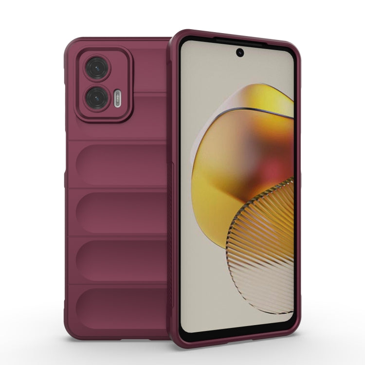 Magic Shield TPU + Flannel Phone Case, For Motorola Moto G73 5G, For Motorola Moto G62 5G
