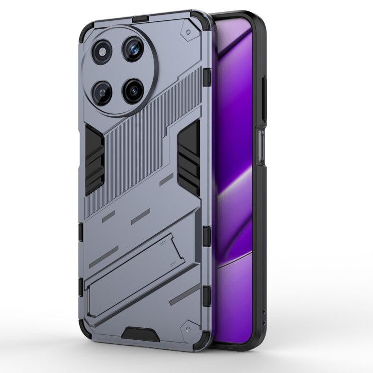 Punk Armor 2 in 1 PC + TPU Phone Case with Holder, For Realme 12 5G Global, For Realme 12+ 5G Global, For Realme 12 Pro 5G Global, For Realme C67 4G Global, For Realme 11 4G Global, For Realme C53 4G