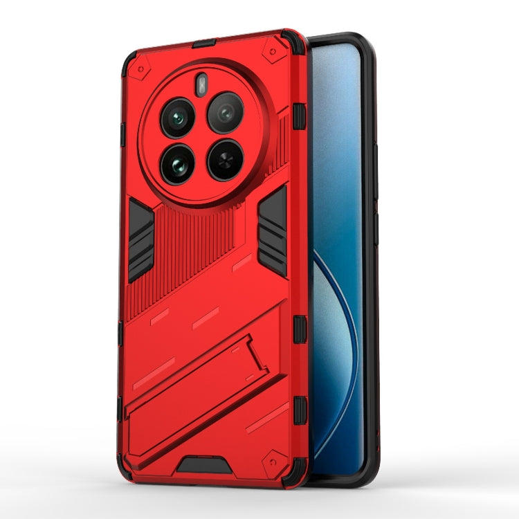 Punk Armor 2 in 1 PC + TPU Phone Case with Holder, For Realme 12 5G Global, For Realme 12+ 5G Global, For Realme 12 Pro 5G Global, For Realme C67 4G Global, For Realme 11 4G Global, For Realme C53 4G