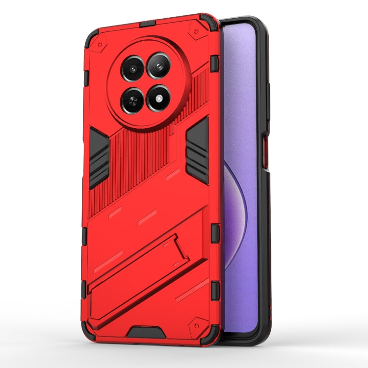 Punk Armor 2 in 1 PC + TPU Phone Case with Holder, For Realme 12 5G Global, For Realme 12+ 5G Global, For Realme 12 Pro 5G Global, For Realme C67 4G Global, For Realme 11 4G Global, For Realme C53 4G