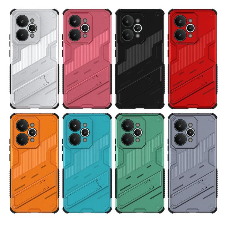 Punk Armor 2 in 1 PC + TPU Phone Case with Holder, For Realme 15 Pro 5G Global, For Realme 15 5G Global, For Realme 14 Pro+ 5G, For Realme 14 Pro 5G Global, For Realme 13 Pro 5G Global, For Realme C63 4G Global