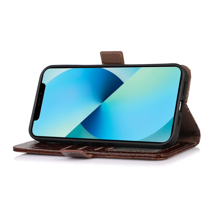 Crocodile Top Layer Cowhide Leather Phone Case, For Nokia XR21, For Nokia G42 5G, For Nokia C110