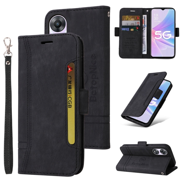 BETOPNICE Dual-side Buckle Leather Phone Case, For OPPO Reno11 5G Global, For OPPO A58 4G, For OPPO Reno10 5G Global/Reno10 Pro 5G Global, For OPPO A78 4G, For OPPO Reno11 Pro 5G Global, For OPPO Reno10 Pro+ 5G Global, For OPPO A1 5G / A98 / F23 5G    ...