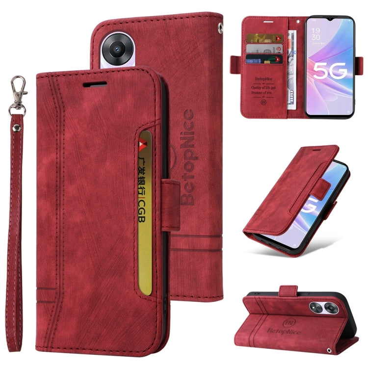 BETOPNICE Dual-side Buckle Leather Phone Case, For OPPO Reno11 5G Global, For OPPO A58 4G, For OPPO Reno10 5G Global/Reno10 Pro 5G Global, For OPPO A78 4G, For OPPO Reno11 Pro 5G Global, For OPPO Reno10 Pro+ 5G Global, For OPPO A1 5G / A98 / F23 5G    ...
