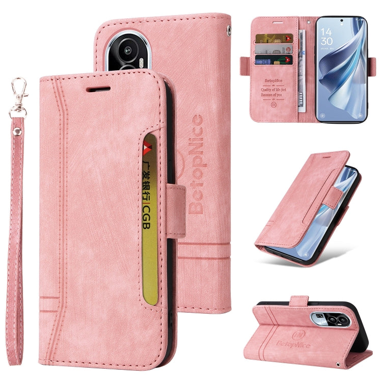 BETOPNICE Dual-side Buckle Leather Phone Case, For OPPO Reno11 5G Global, For OPPO A58 4G, For OPPO Reno10 5G Global/Reno10 Pro 5G Global, For OPPO A78 4G, For OPPO Reno11 Pro 5G Global, For OPPO Reno10 Pro+ 5G Global, For OPPO A1 5G / A98 / F23 5G    ...