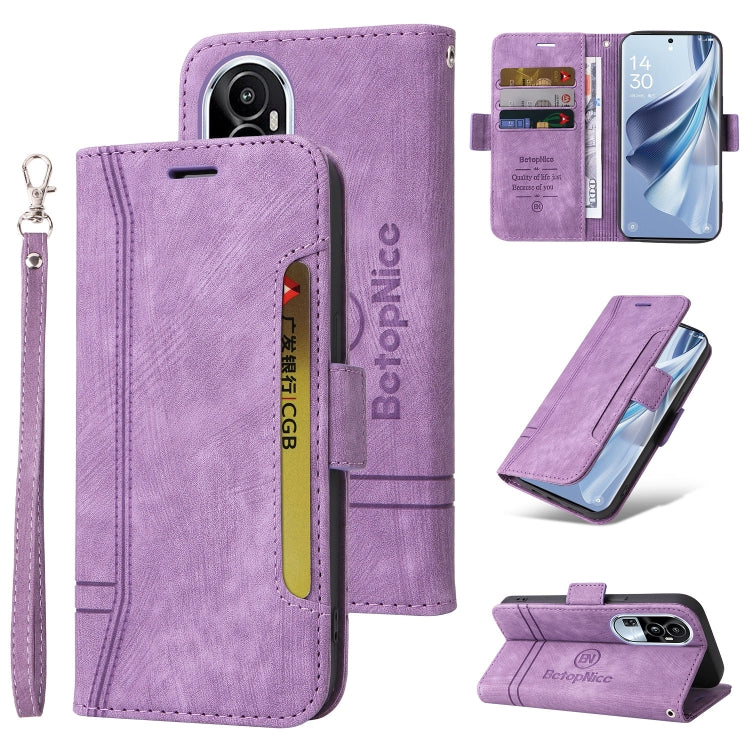 BETOPNICE Dual-side Buckle Leather Phone Case, For OPPO Reno11 5G Global, For OPPO A58 4G, For OPPO Reno10 5G Global/Reno10 Pro 5G Global, For OPPO A78 4G, For OPPO Reno11 Pro 5G Global, For OPPO Reno10 Pro+ 5G Global, For OPPO A1 5G / A98 / F23 5G    ...