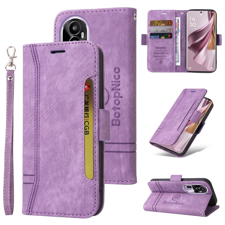 BETOPNICE Dual-side Buckle Leather Phone Case, For OPPO Reno11 5G Global, For OPPO A58 4G, For OPPO Reno10 5G Global/Reno10 Pro 5G Global, For OPPO A78 4G, For OPPO Reno11 Pro 5G Global, For OPPO Reno10 Pro+ 5G Global, For OPPO A1 5G / A98 / F23 5G    ...