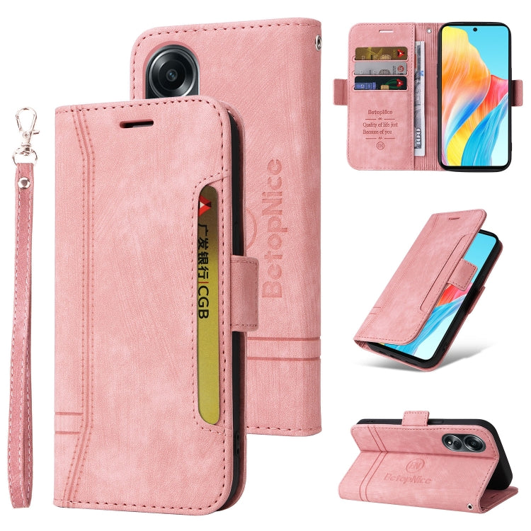 BETOPNICE Dual-side Buckle Leather Phone Case, For OPPO Reno11 5G Global, For OPPO A58 4G, For OPPO Reno10 5G Global/Reno10 Pro 5G Global, For OPPO A78 4G, For OPPO Reno11 Pro 5G Global, For OPPO Reno10 Pro+ 5G Global, For OPPO A1 5G / A98 / F23 5G    ...