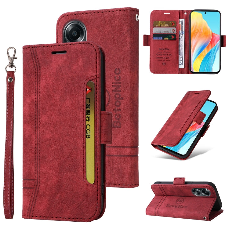 BETOPNICE Dual-side Buckle Leather Phone Case, For OPPO Reno11 5G Global, For OPPO A58 4G, For OPPO Reno10 5G Global/Reno10 Pro 5G Global, For OPPO A78 4G, For OPPO Reno11 Pro 5G Global, For OPPO Reno10 Pro+ 5G Global, For OPPO A1 5G / A98 / F23 5G    ...